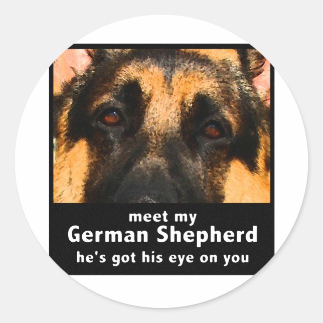 Sticker Rond Berger allemand (Devant)