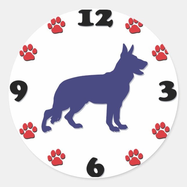 Sticker Rond Berger allemand (Devant)