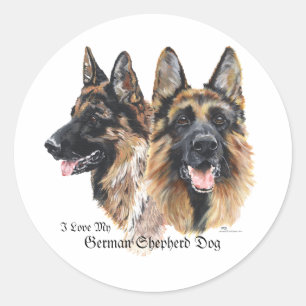 Sticker Rond Bergers allemands