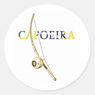 Sticker Rond Berimbau Capoeira