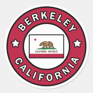 Sticker Rond Berkeley Californie