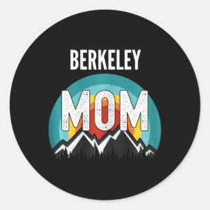 Sticker Rond Berkeley Maman Maman Maman Maman Fête des mères