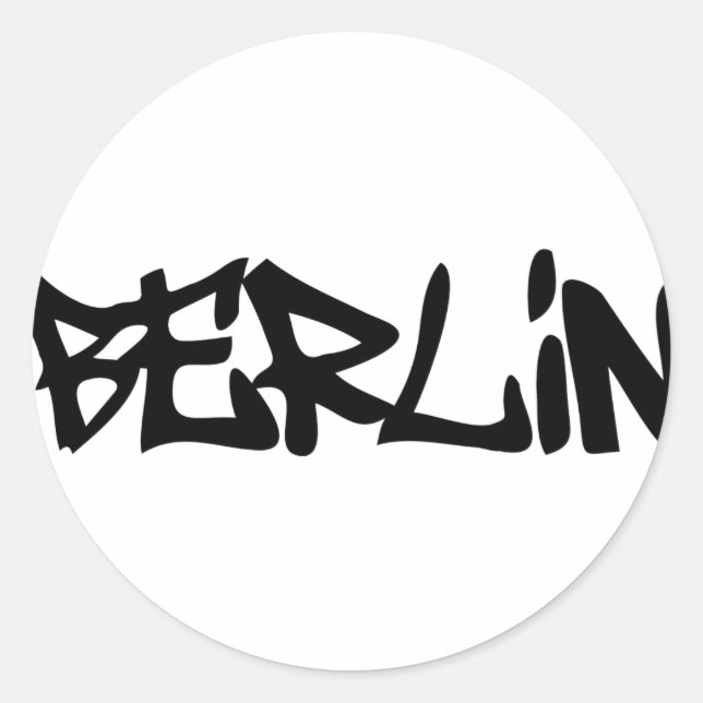 Sticker Rond berlin (Devant)