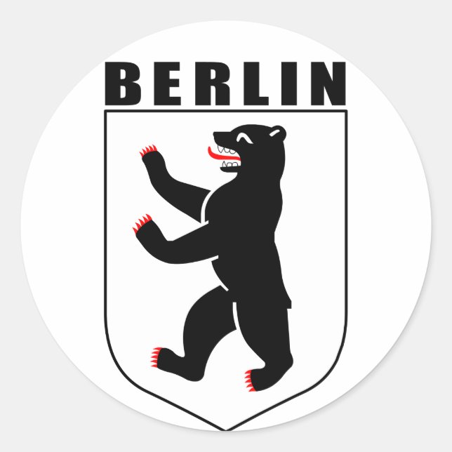 Sticker Rond Berlin (Devant)