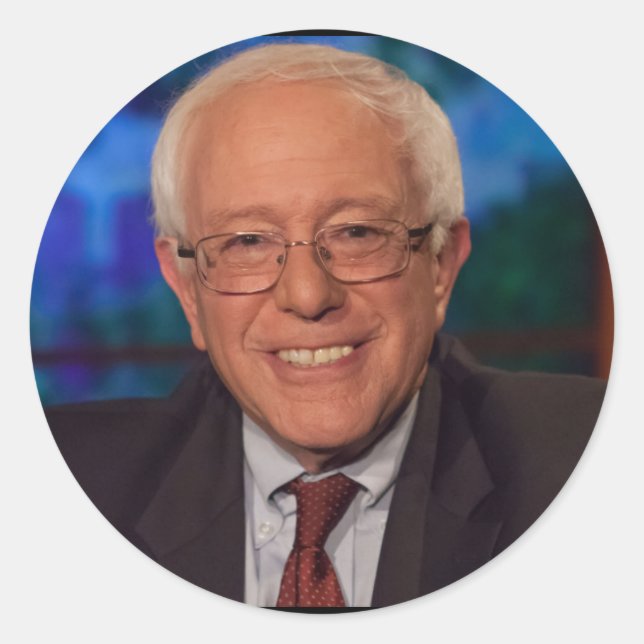 Sticker Rond Bernie Sanders (Devant)