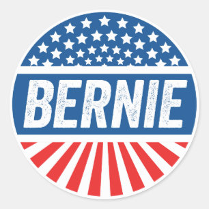 Sticker Rond Bernie vintage
