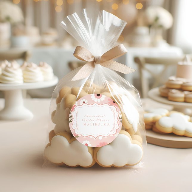 Sticker Rond Berry Sweet Love Fête des mariées (Créateur téléchargé)