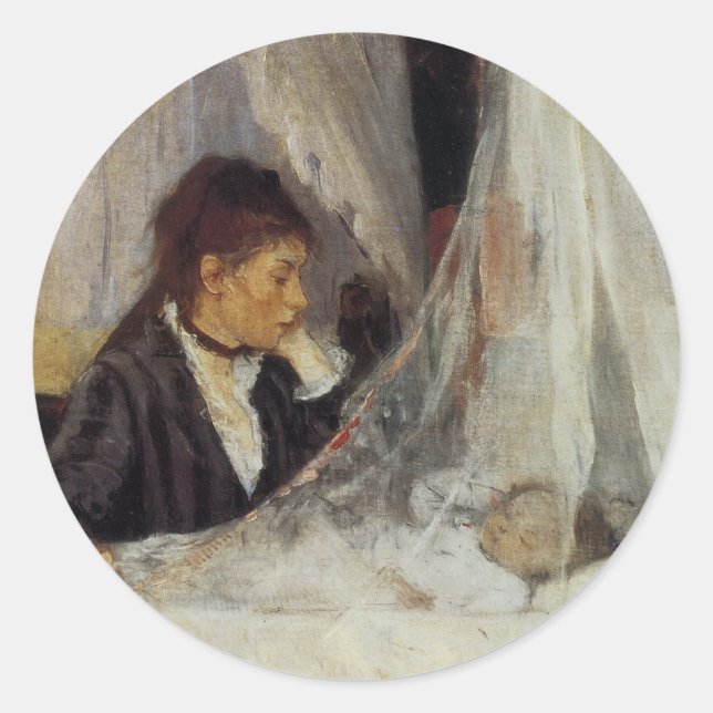 Sticker Rond Berthe Morisot (Devant)