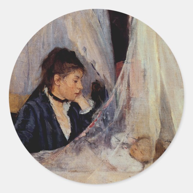 Sticker Rond Berthe Morisot (Devant)