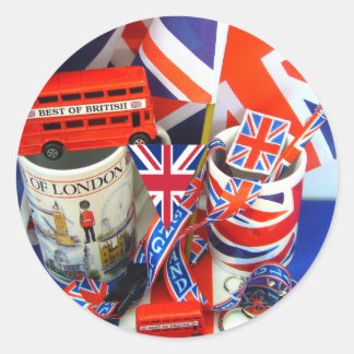 Sticker Rond Best of British Souvenirs