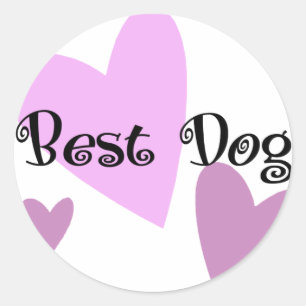 Sticker Rond Bestdog