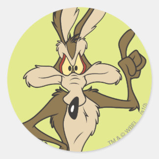 Sticker Rond BÊTE DE COYOTE™ Fier et droit