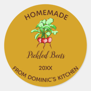 Sticker Rond betteraves à pilules modifiables