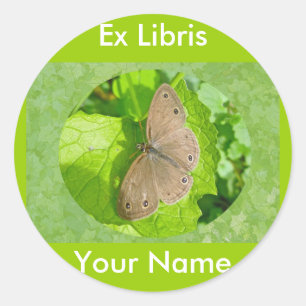 Sticker Rond Beurre de petit bois Satyr éléments de coordinatio