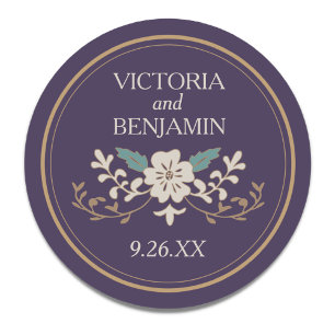 Sticker Rond Bibliothèque vintage