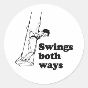 Sticker Rond Bicuriste