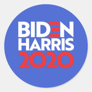 STICKER ROND BIDEN HARRIS 2020