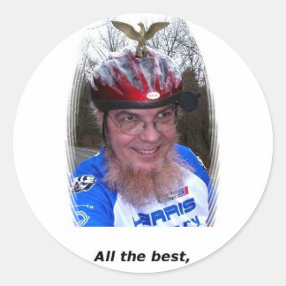 Sticker Rond Bien cordialement,