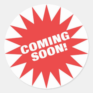 Sticker Rond Bientôt