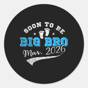 Sticker Rond Bientôt Être Big Bro Mar 2026 Arrivée Big Brother
