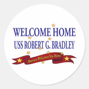 Sticker Rond Bienvenue Accueil USS Robert G. Bradley