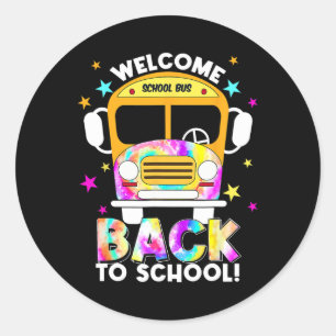 Sticker Rond Bienvenue Byck à l'école pour les conducteurs de b