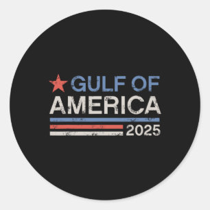 Sticker Rond Bienvenue en Amérique du Golfe - Golfe du Mexique 