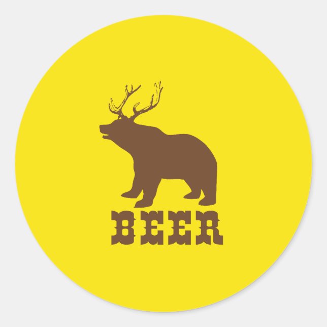 Sticker Rond Bière (Devant)
