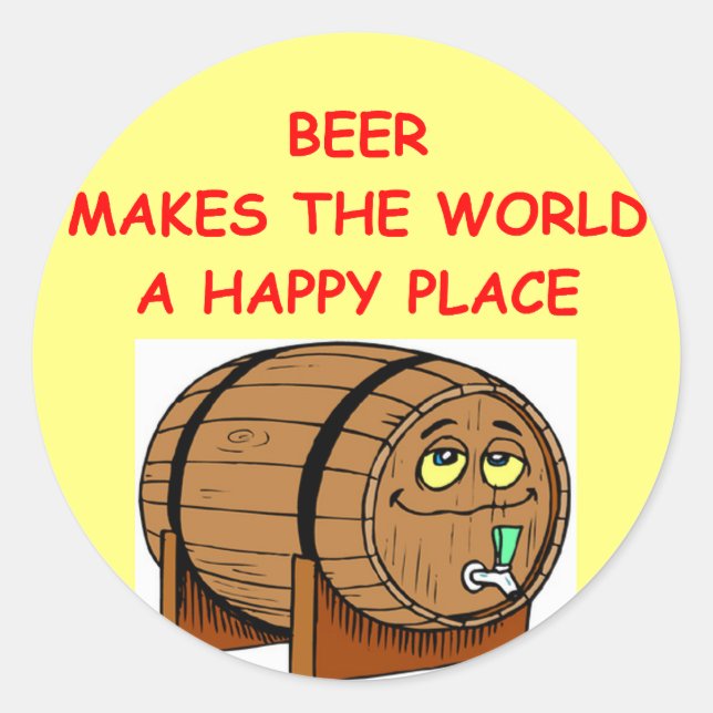Sticker Rond bière (Devant)
