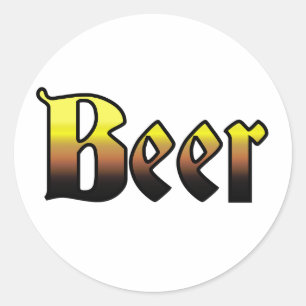 Sticker Rond Bière