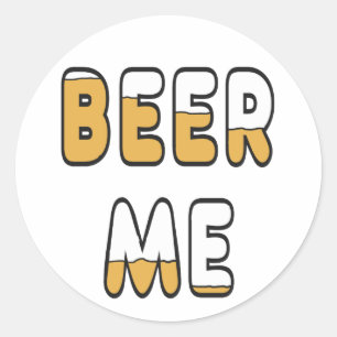 Sticker Rond Bière moi