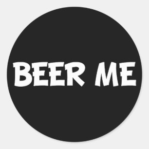 Sticker Rond Bière moi