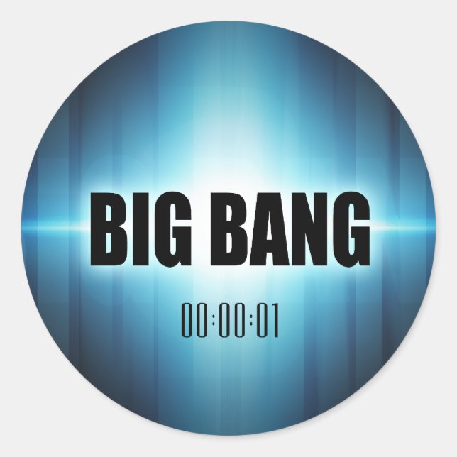 Sticker Rond Big bang (Devant)