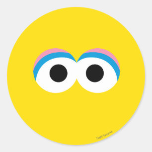 Sticker Rond Big Bird Big Face