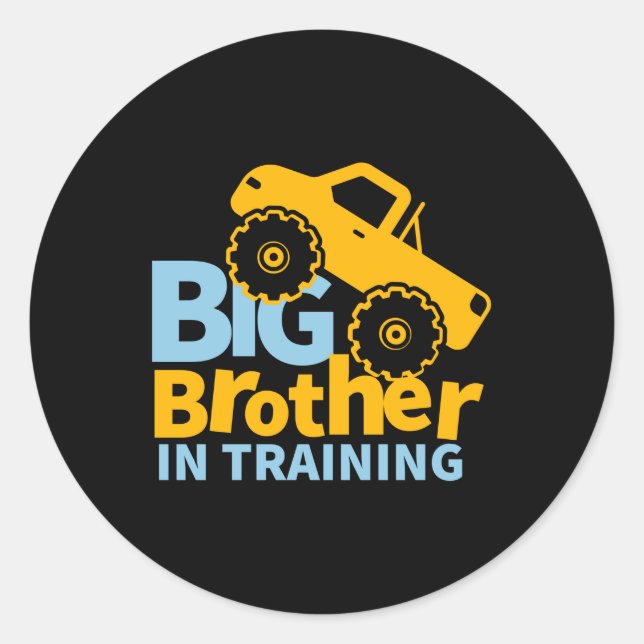 Sticker Rond Big Brother en formation (Devant)
