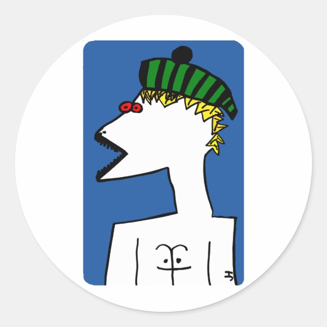 Sticker Rond Big Jim (Devant)