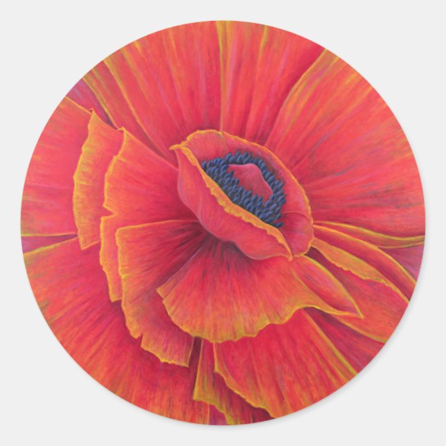 Sticker Rond Big Poppy 2003 (Devant)