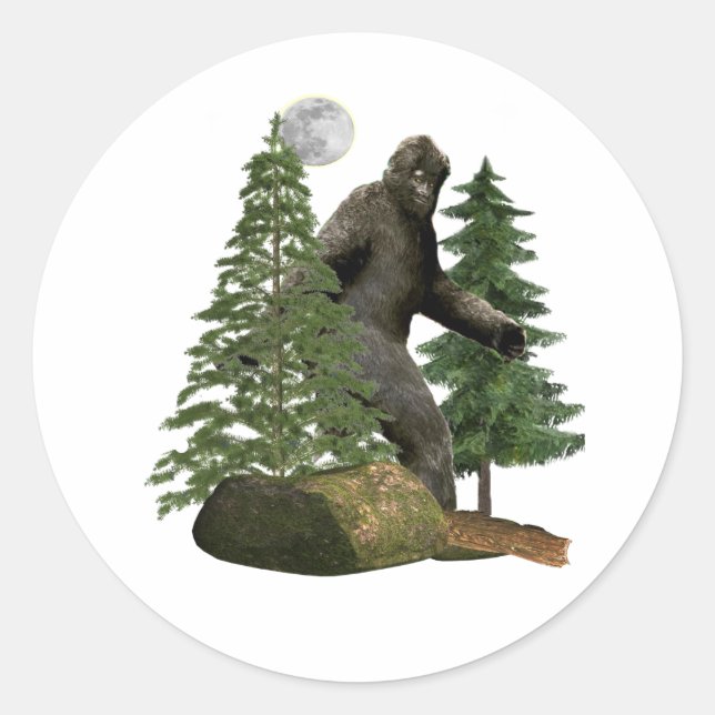 Sticker Rond Bigfoot (Devant)