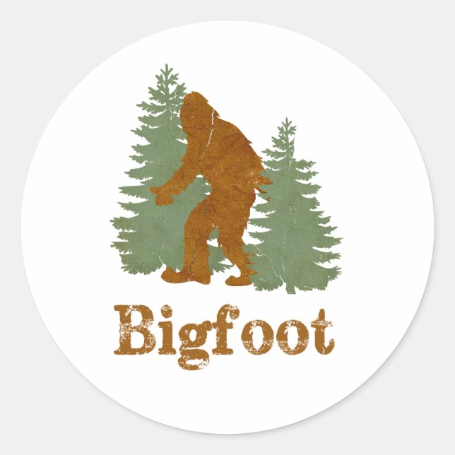 Sticker Rond Bigfoot (Devant)