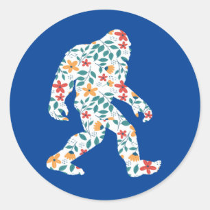 STICKER ROND BIGFOOT FLORAL