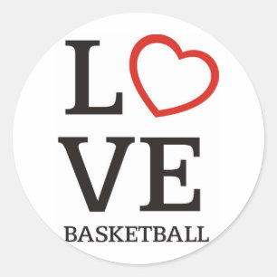 Sticker Rond bigLOVE-basket.