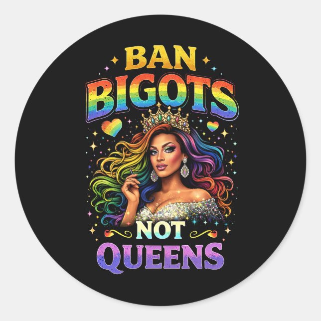Sticker Rond Bigots Bannis (Devant)