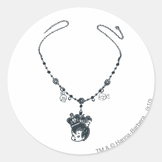 Sticker Rond Bijoux royale PEBBLES™ (Devant)