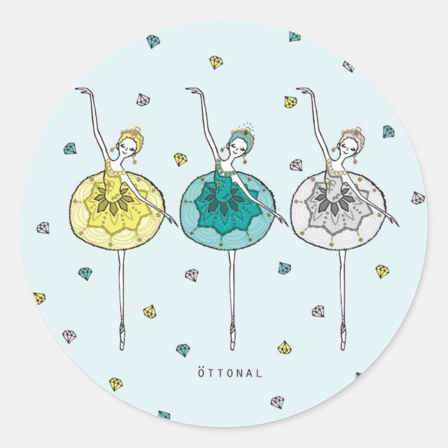 Sticker Rond Bijoux Stecker (Devant)