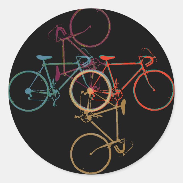 Sticker Rond bike - cyclines (Devant)