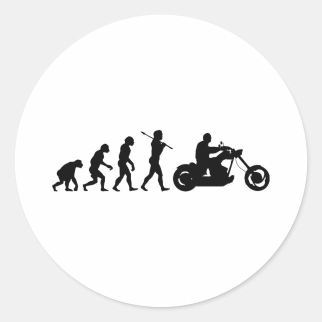 Sticker Rond Bike Rider (Devant)