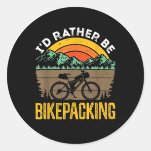 Sticker Rond Bikepacking VTT VTT VTT VTT