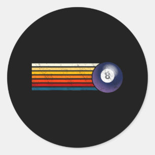 Sticker Rond Billard Ball Huit Pool Table Snooker Pyramide