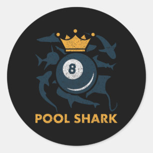 Sticker Rond Billard de billard de billard de billard de billar