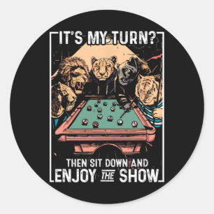 Sticker Rond Billard Rack Cue Stick Table de billard Playe Bill